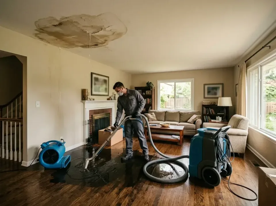 attic-pipe-burst-ceiling-drip-008 — frequently asked questions, Water Damage Restoration & Carpet Care in Amity Gardens, PA